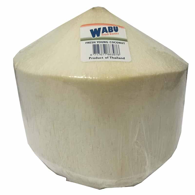 嫩椰子 一个/ Weisse Junge Kokosnüsse pro stück Ursprung: Vietnam