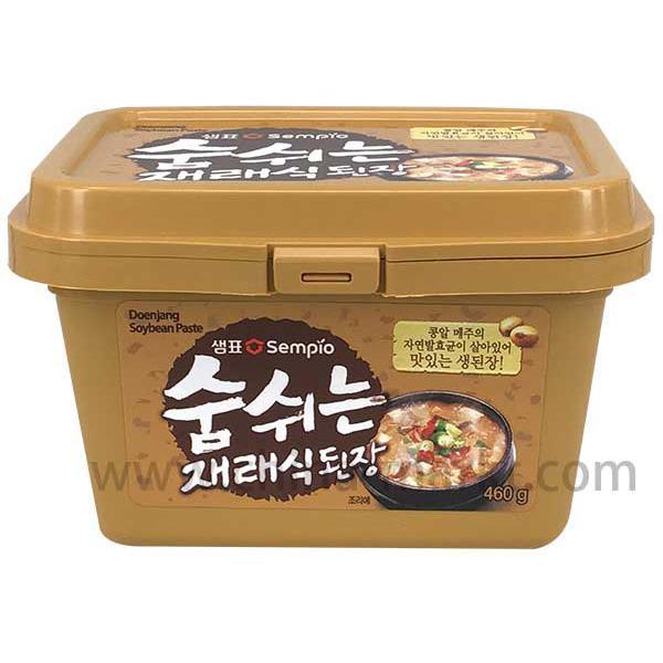 膳府 韩国豆酱 黄豆酱 (黄盒) 460克 / Koreanische Sojabohnenpaste 460g SEMPIO