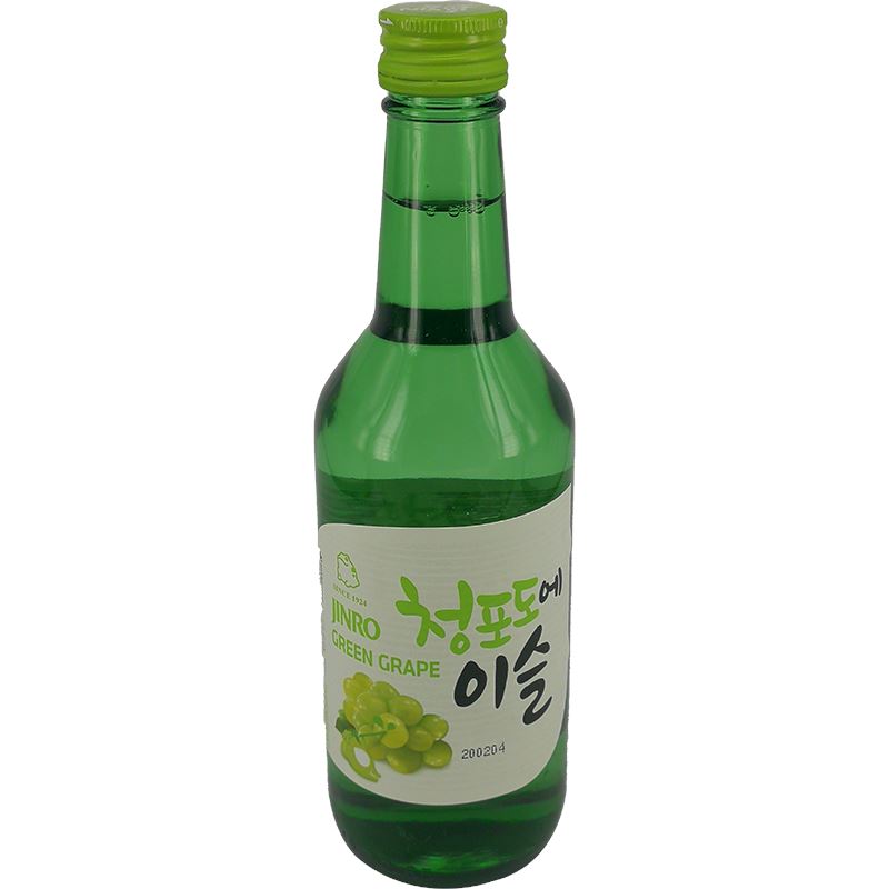 真露 韩国烧酒13度 葡萄味 350毫升 /Jinro Soju Grape Vol. 13% 350ml