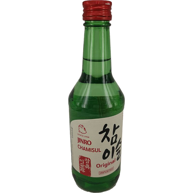真露 竹炭酒20.1度 350毫升 /Jinro Classic Soju 20.1% Vol. 350ml