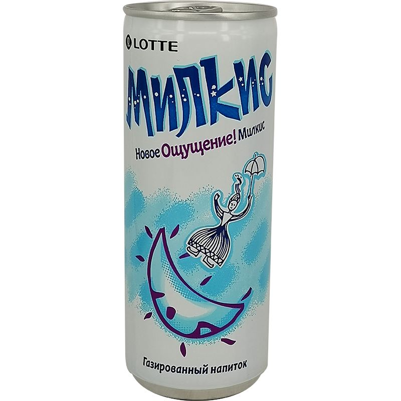 乐天 牛奶碳酸饮料 原味 250毫升 /Milkis Erfrischungsgetränke 250ml LOTTE