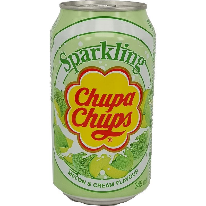 珍宝珠 棒棒糖同款 香瓜奶油味汽水 345毫升 /Soda Sparkling Melone & Sahne 345ml CHUPA CHUPS