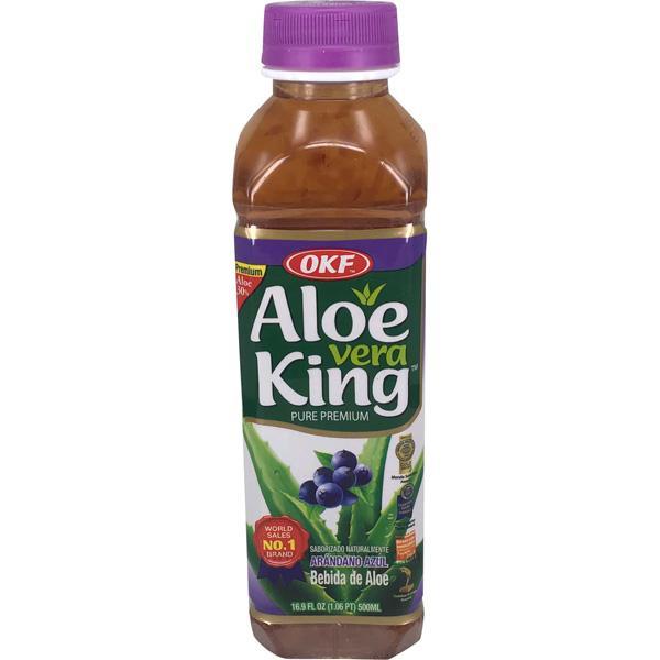 韩国芦荟饮料 蓝莓味 500毫升 /Aloe Vera Getränk Heidelbeergeschmack 500ml OKF