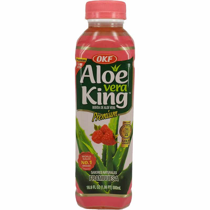 韩国芦荟饮料 覆盆子味 500毫升 /Aloe Vera Getränk Himbeere Geschmack 500ml OKF
