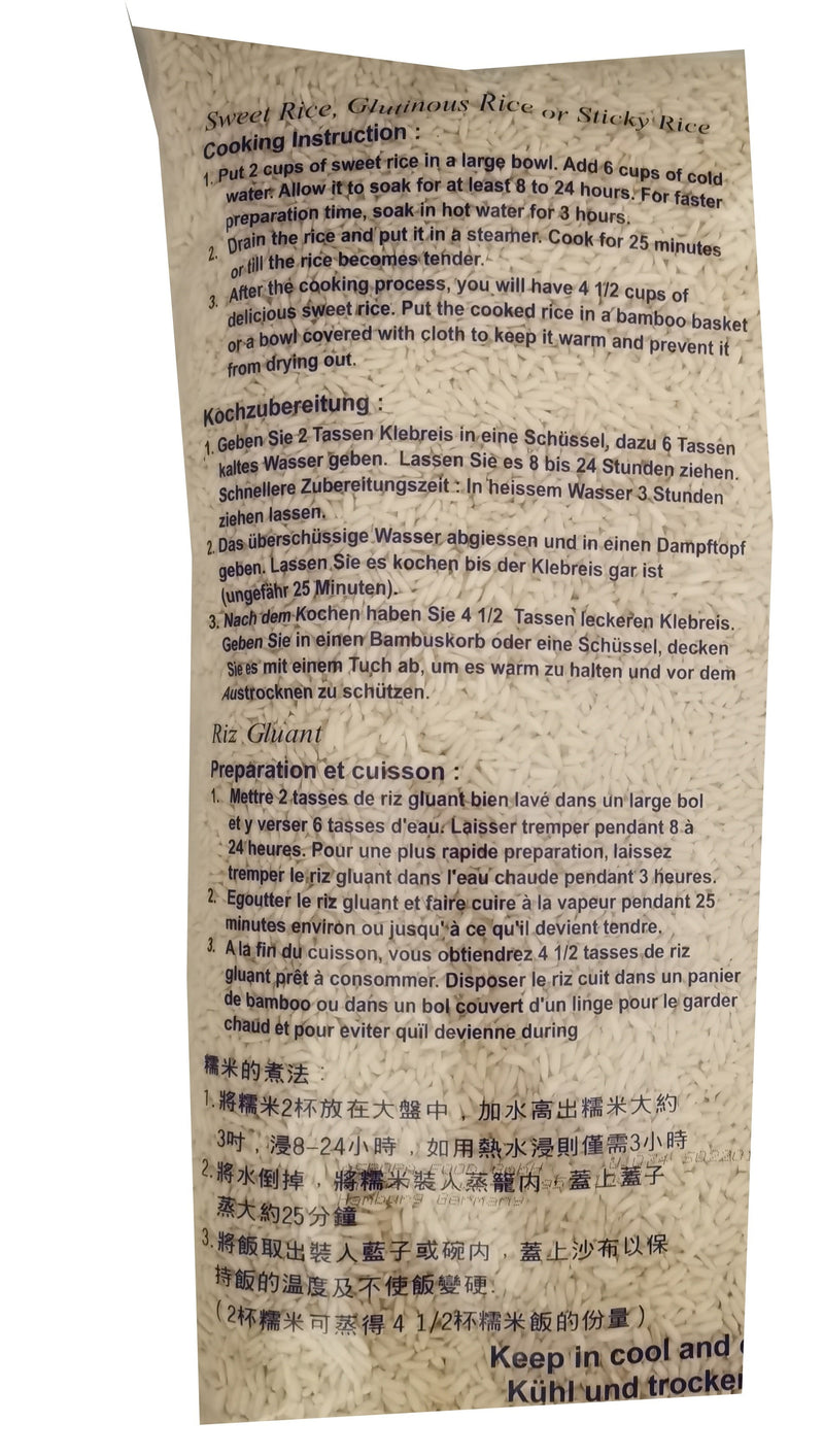 椰树牌 泰国糯米 4.54公斤 /Klebreis 4,54kg TCT