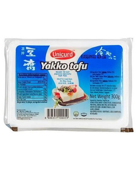 统一豆腐 凉拌豆腐 300克 /Yakko Tofu T04 300g UNICURD TOFU