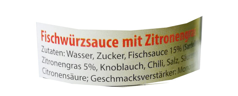 越南 鱼露 柠檬草味 150毫升/ Fischsauce mit Zitronengras 150ml CHOLIMEX