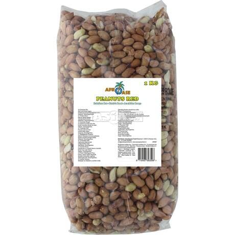 带皮花生仁 1公斤 / Arachide Erdnuss Rot mit Haut 1000g AFROASE