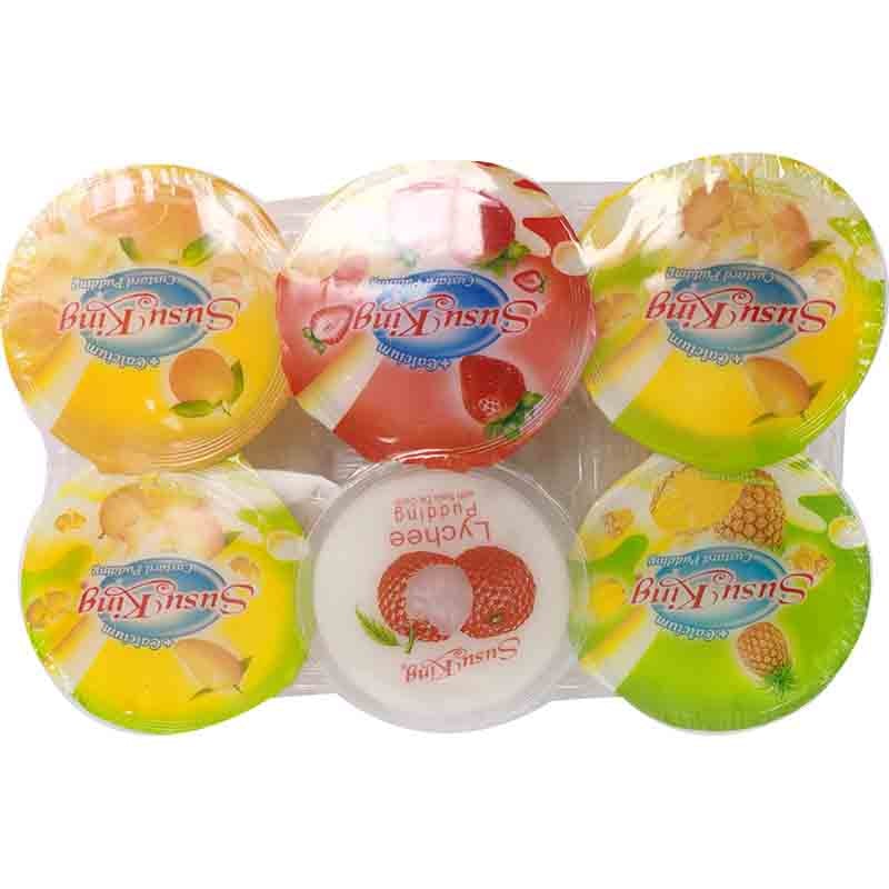 Susuking 什锦果冻 480克/ Pudding Mix Früchte 80g*6