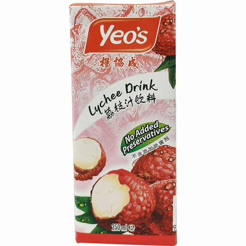 杨协成 荔枝汁250毫升 /Lychee Getränk 250ml Yeo‘s
