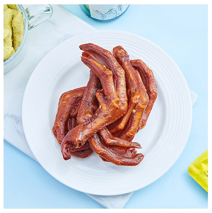 周黑鸭 香辣鸭爪 105g/Marinade Entenpfote scharf ZHY 105g