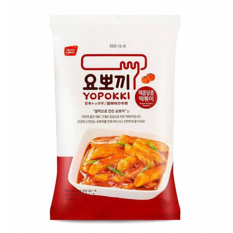 韩国永丰炒年糕 甜辣味 双人份 袋装 280克 /Instant Tteokbokki Reiskuchen Streifen Süß &amp; Pikant 280g Yopokki YOUNGPOONG